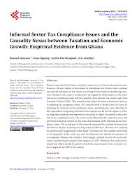 Here is a video where we cover 6 basic guides for beginners like you where we cover basic. Pdf Informal Sector Tax Compliance Issues And The Causality Nexus Between Taxation And Economic Growth Empirical Evidence From Ghana