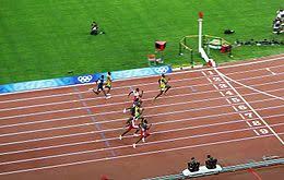 Beijing 2008 swimming men 4x100 freestyle relay gold medal. Athletics At The 2008 Summer Olympics Men S 100 Metres Wikipedia