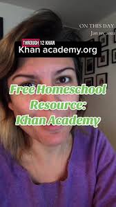 Free Homeschool Resource: @Khan Academy #homeschoolforfree  #freehomeschoolresource #homeschool #homeschoolcurriculum #onthisday