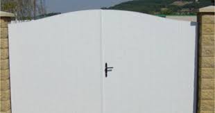 Portail Battant Pvc Quiberon Blanc L 300 Portail Pvc Blanc Portail Et Cloture Portail