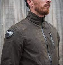 Blauer Indirect Textile Jacket Jackets Waxed Cotton Textiles