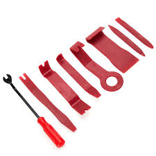Jojoy Lux Pack Of 8 Auto Trim Removal Tool Set For Car Audio Dash Door Panel Window Molding Fastener Remover Tool Kit Ad Tool Removal Car S Removal Tool