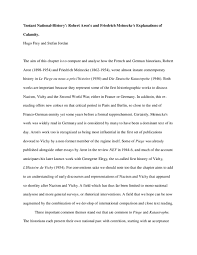 Maybe you would like to learn more about one of these? Doc Instant National History Robert Aron S And Friedrich Meinecke S Explanations Of Calamity Hugo Frey Academia Edu
