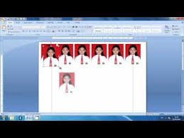 D I Y Cara Cetak Photo Ukuran 3x4 Dan 4x6 How To Print Photo In Microsoft Word With Different Size Youtube Pengukur Pencetakan Tulisan