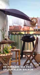 Fliso The Parasol That Fits On A Small Balcony Ikea Ikeanl Eachproductagoodstory Outdoor Kleiner Balkon Kleine Balkone Sonnenschirm