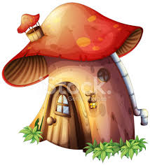 Schattiger platz im garten, balkon oder keller. Pilz Haus Stock Vektorgrafik Freeimages Com