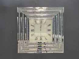 This white stained glass floral art wall clock arrives completely ready to hang on the wall. Chinese Decor Online Modern Digital Led Antique Crystal Dimond Digital Square Round Roman Oem Mirrored Wall Clock China Clock And Grandfather Clock Price Made In China Com