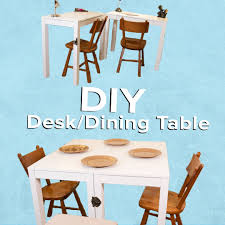 this diy convertible desk/dining table