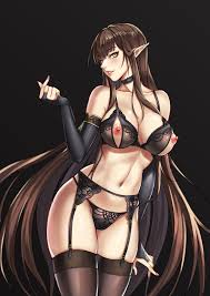 Sexy Elf In Black Lingerie - Hentai Arena