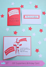 You can make your own basic greeting cards using any desktop publishing or graphics software. Diy Superhero Birthday Card And Envelope Set Hello Creative Family