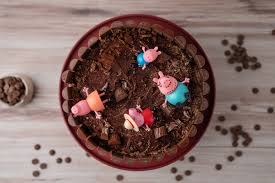 Sie merkte, dass der kuchen aus matsch war und nicht aus schokolade. Peppa Wutz Matschepfutzekuchen Schokoladen Torte Mit Ela Sallys Blog