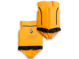 Des vedettes à la plage! Maillot De Bain Flottant Enfant Plouf Sportif Jaune Fille 6 Ans 21 24kg