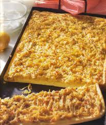 German Onion Tart Zweibelkuchen Onion Tart German Cuisine Recipes