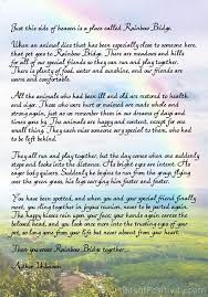 Original rainbow bridge poem printable version for free humane goods blog rainbow bridge poem rainbow bridge quotes rainbow bridge. Rainbow Bridge Free Printable Poem Pet Loss Rainbow Bridge Pet Quotes Dog Rainbow Bridge Dog