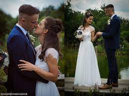 Hochzeitskleid brautkleid gebraucht und neu verkaufen. Lisa Tragt Unser Chiffon Brautkleid Mit Spitzentop Zur Landhochzeit Schleifenfanger