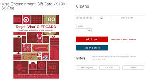 5 target gc with target visa gift card