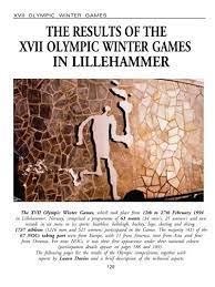 Dart rayne — olympia (erick strong remix). The Results Of The Xvii Olympic Winter Games In Lillehammer Xvii