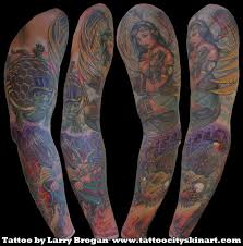 Dean winchester demonic possession tattoo devil's trap, demon, png. Steam Punk Heaven Hell Angel Demon Sleeve By Larry Brogan By Larry Brogan Tattoonow