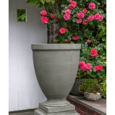 No cement, plastic, wood or rubber edging will. Cast Stone Urn Planters Kinsey Garden Decor