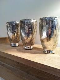 20 illuminated mercury glass apothecary jar w/ microlights by valerie gold cb3. Pinterest