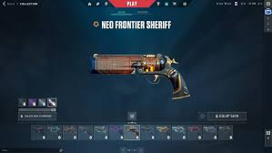 Valorant Singularity Sheriff · Variant 2 Red Skin
