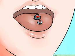 How To Take Care Of Your Tongue Piercing With Pictures Wikihow