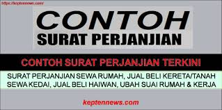 Berikut ini adalah contoh surat perjanjian sewa rumah kontrakan terbaru. Contoh Surat Perjanjian Sewa Rumah Archives Keptennews Com