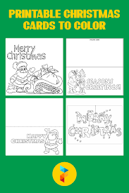 Choose from our collection of over a hundred fonts to make your greetings stand out. 8 Best Printable Christmas Cards To Color Printablee Com