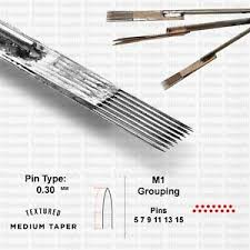 Tattoo Needles Disposable Shade Flat Magnum M1 Single Stacked Ebay