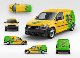 Free Panel Van Mockup Mockuptree Branding Mockups Psd Car Brands Branding Mockups