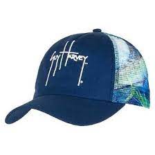 Guy Harvey Out Of The Blue Trucker Hat Is Available In Royal Blue And White One Size Fits All Trucker Hat Guy Harvey Hats