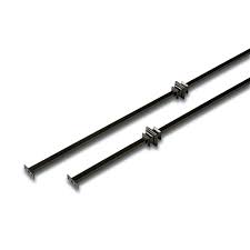 The code was 5 when the stairs were built but is less than that now. Alexandria Moulding 1 2 Inch X 1 2 Inch X 38 Inch Black Wrought Iron Double Knuckle Hallwa The Home Depot Canada