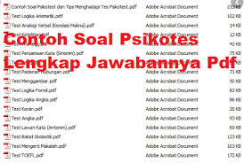 Soal Psikotes Jawabannya Pdf Download Contoh Soal Psikotes Pdf Contoh Soal Psikotes Polri Dan Jawabannya Pdf Downlo Matematika Sinonim Dan Antonim Aritmetika