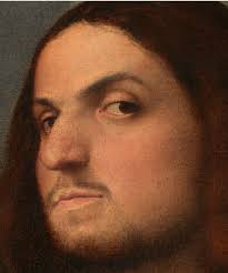 Venetian renaissance painting of a shepherd with a flute