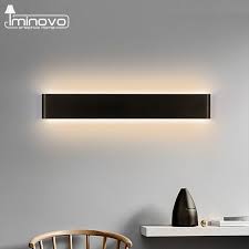 Modern Led Wall Lamp Minimalist Indoor Light Fixture Wall Sconce Stair 6w 10w Bedroom Bedside Living Room Home Wall Lamp Indoor Lighting Fixtures Led Wall Lamp