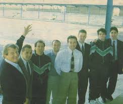 In December 1989 manager John Barnwell took a party of players to the half  built Bescot Stadium to inspect how things were progressing. Who can name  the players pictured here?