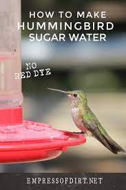 How To Make Hummingbird Food Sugar Water Recipe Sugar Water For Hummingbirds Hummingbird Food Homemade Hummingbird Nectar