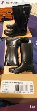Sperry Walker Wind Rainboot Black Rain Boots Rain Boots Boots