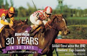 30 Years In 30 Days Gilded Time S Juvenile 30 Years 30 Day Horse Racing