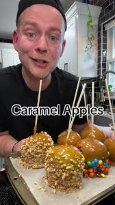 Easy Homemade Caramel Apples 😁 #caramel #apple #caramelapples #easyrecipe  #fyp Caramel Apples 8 Apples (grannysmith) 1 C. Butter 1 C. Corn Syrup 14  oz. Sweetened Condensed Milk 2 C. Brown Sugar Pinch ...