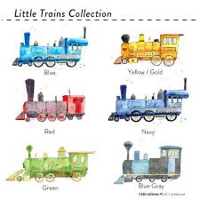 Train Prints For Boys Room Set Of 3 Kids Train Prints Etsy Train Wall Art Nursery Wall Art Boy Toddler Wall Art