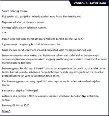 Alhamdulillah bu, kemarin aku lolos dalam olimpiade matematika nasional serta saat ini aku jadi. Contoh Surat Bahasa Inggris Untuk Sahabat Download File Guru