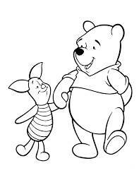 Easy and free to print winnie the pooh coloring pages for children. Pooh And Piglet Friends Coloring Page Disney Coloring Pages Winnie The Pooh Drawing Cartoon Coloring Pages