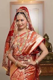 Nepali Bridal Dress Malvika Subba Miss Nepal 2002 Bridal Wear Indian Bridal Wear Red Beaded Wedding Gowns