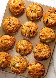 Mediterranean Savoury Muffins Recipe In 2020 Savory Muffins Recipes Savory Muffins Savory Snacks