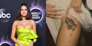 Selena gomez celebrated her best friend courtney barry's 26th birthday by getting two different matching tattoos with her. Selena Gomez Got A New Tattoo Of Praying Hands Before The Amas