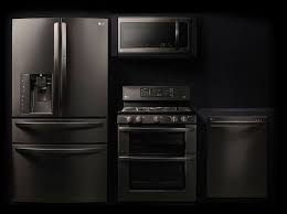Matte Black Appliances Will Go Nicely With Natural Granite Countertops Black Stainless Steel Appliances Black Stainless Appliances Steel Kitchen Appliances