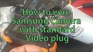+ samsung rj11e cable + rj45 short cable + samsung. How To Re Wire Samsung Camera Rj 45 To Standard Bnc Video Plug Youtube