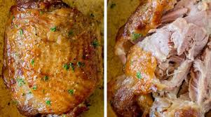 Roast the turkey thighs for 60 to 70 minutes or until a meat thermometer registers 165 f when inserted in the meat away from the bone. Easy Roasted Turkey Thighs Dinner Then Dessert