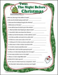 A charlie brown christmas is a 1965 animated television special.it is the first tv special based on the comic strip peanuts, by charles m. Twas The Night Before Christmas Game Printable Trivia Game Christmas Trivia Christmas Trivia Games Printable Christmas Games